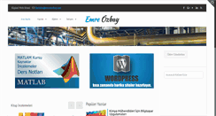 Desktop Screenshot of emreozbay.net