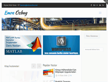 Tablet Screenshot of emreozbay.net